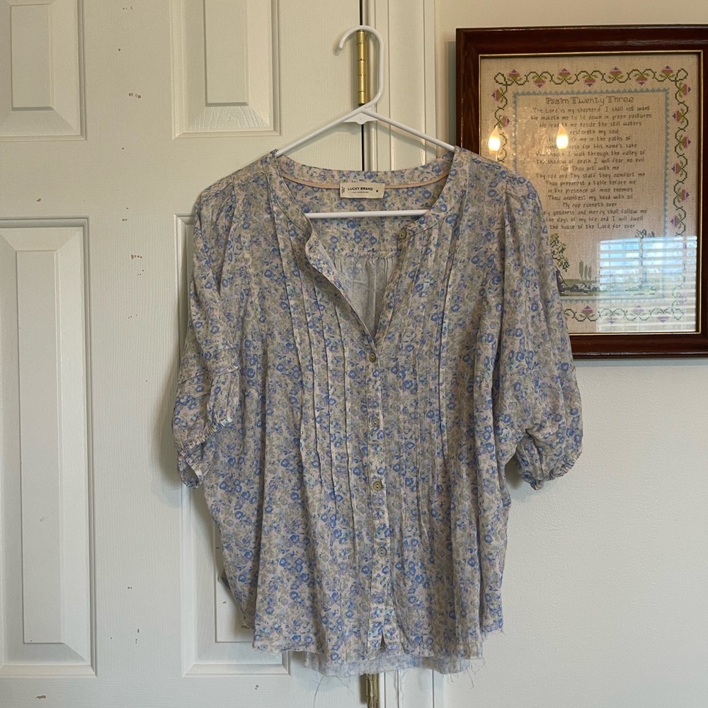 Lucky Brand Blouse Sz Medium